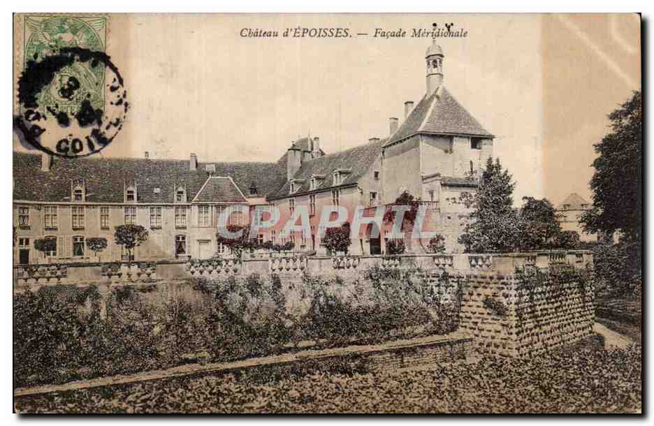 CPA Chateau d Epoisses Facade meridionale 