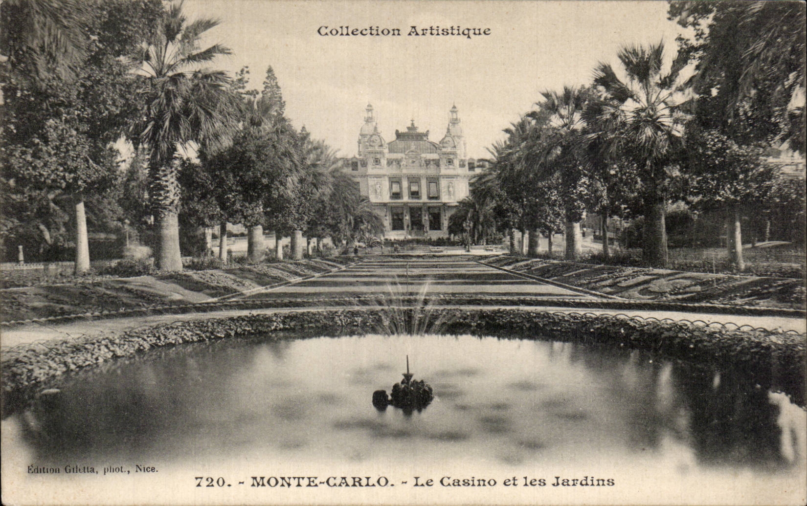 CPA Monaco Monte Carlo Le casino et les jardins