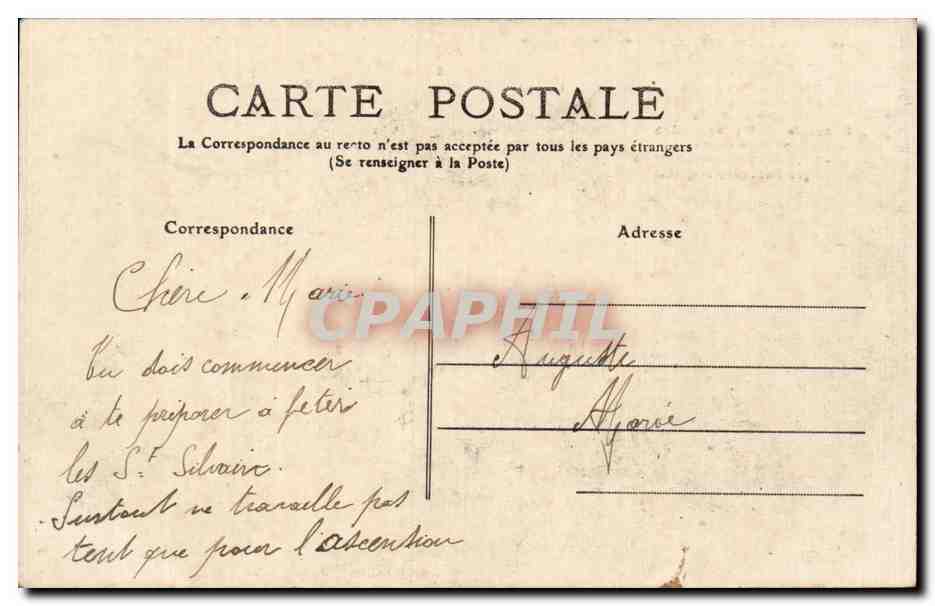 CPA Armes de la ville de Chateaurenault — Rückseite