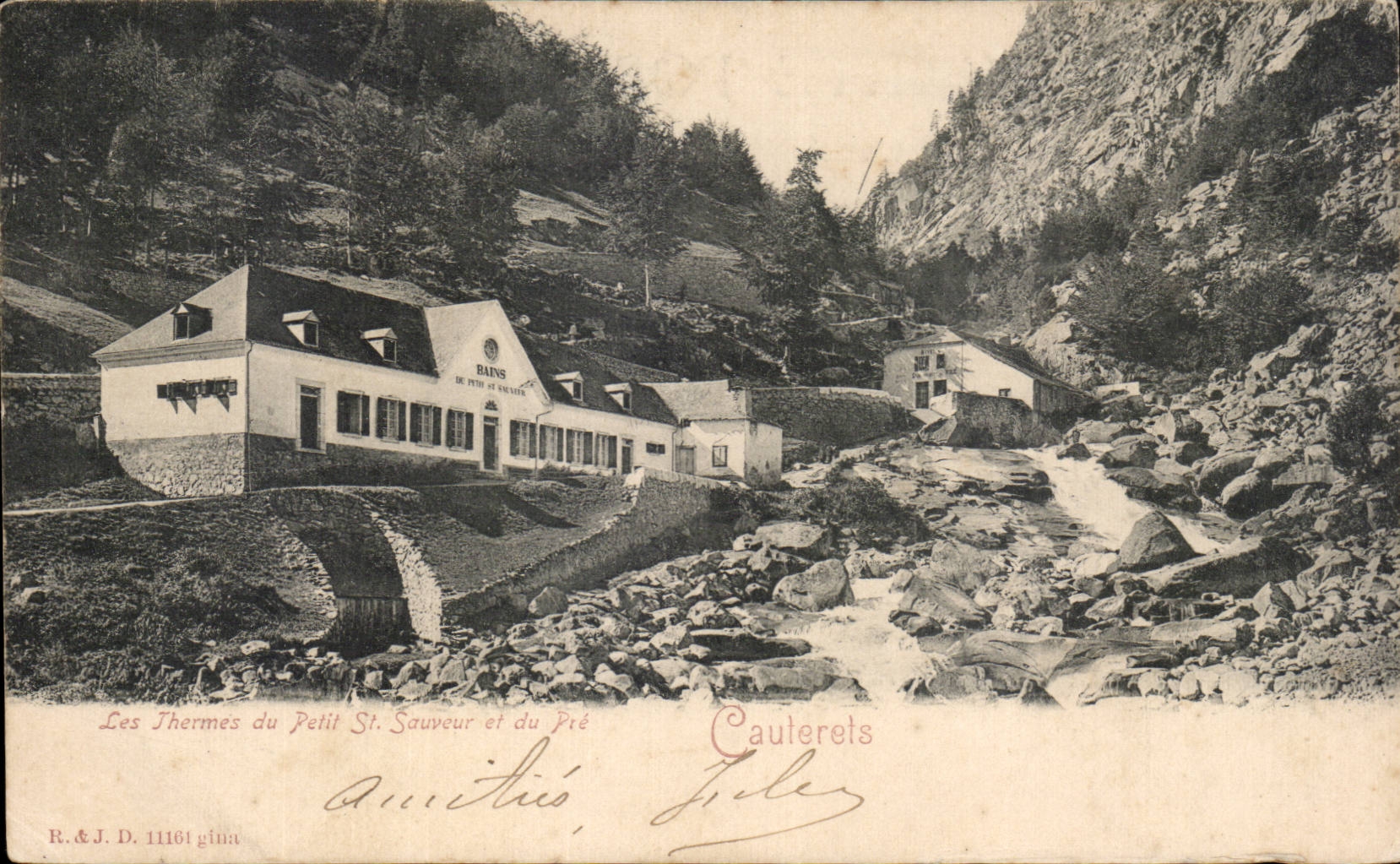 Les Thermes du Petit St Sauveur et du Pré — Cauterets — R.&J. D. 11161 gina