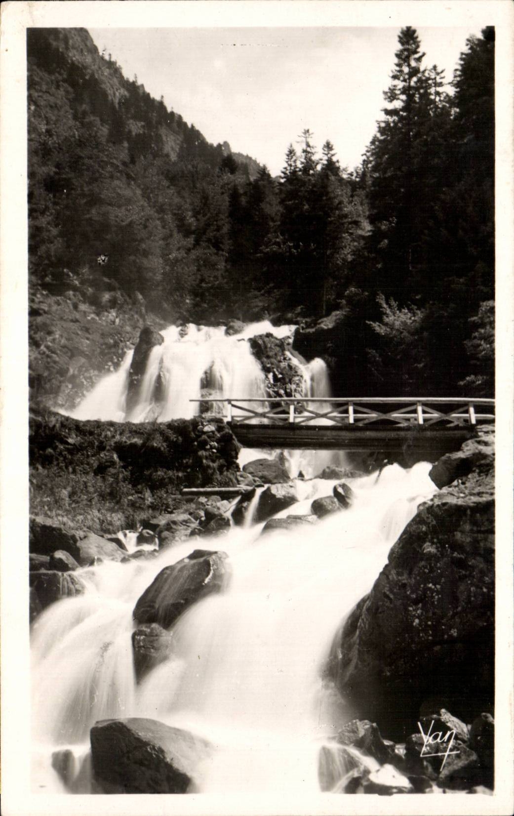 Cauterets - Cascade de Lutour — Édition Quinault - Lourdes, n°110