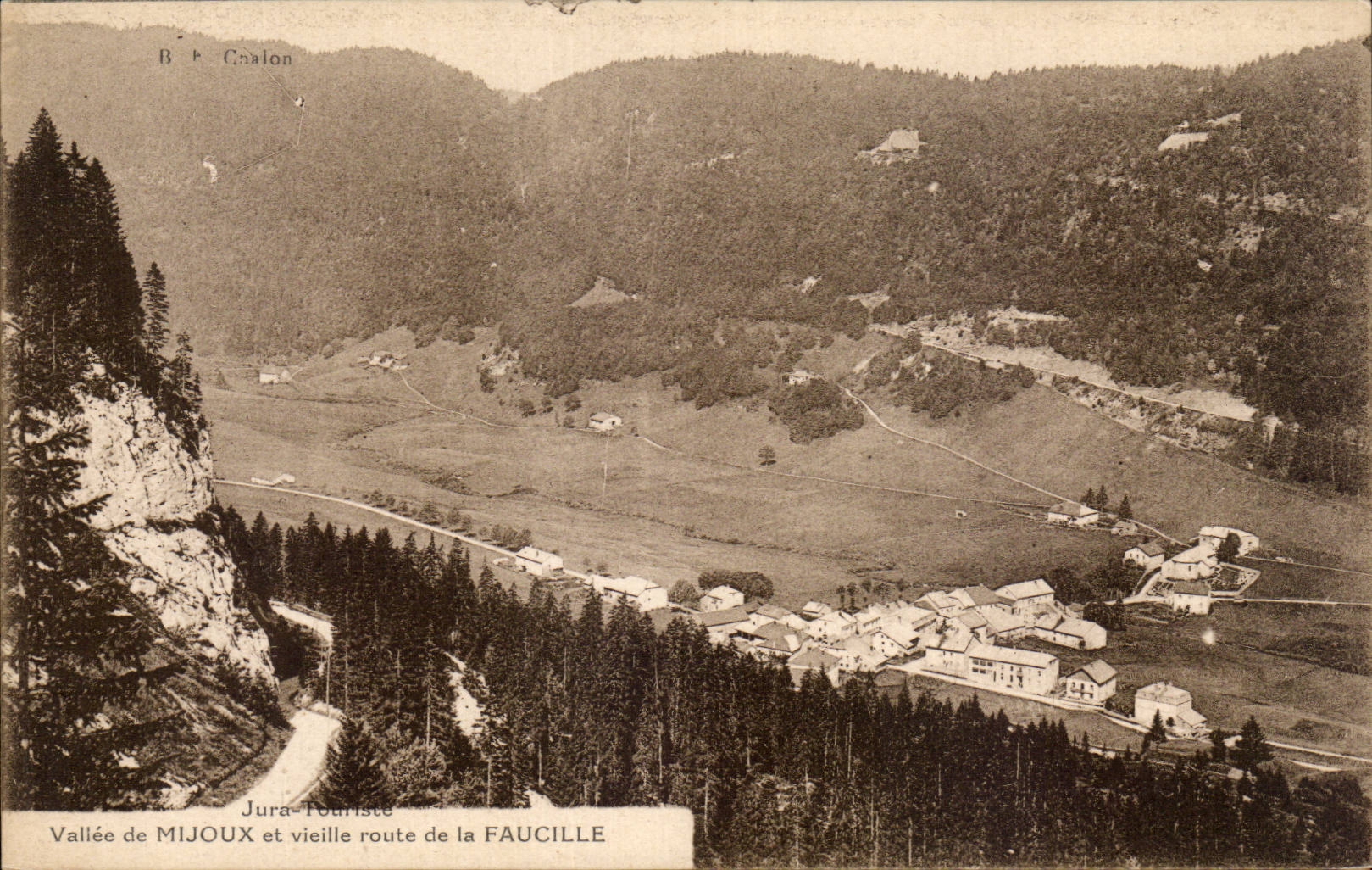 CPA Vallee de Mijoux et vieille route de la Faucille