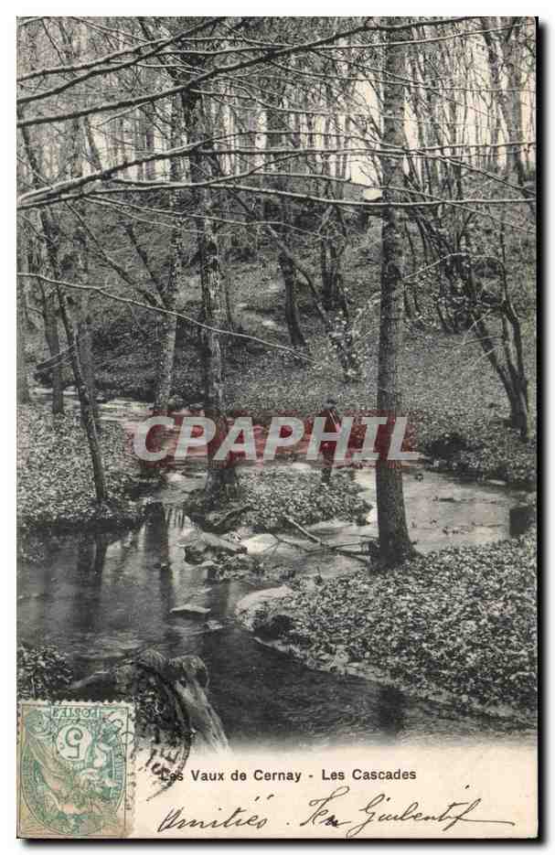 CPA Vaux de Cernay Les cascades