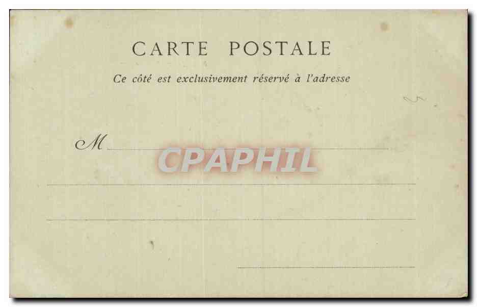 CPA La Rochelle Le port — Rückseite