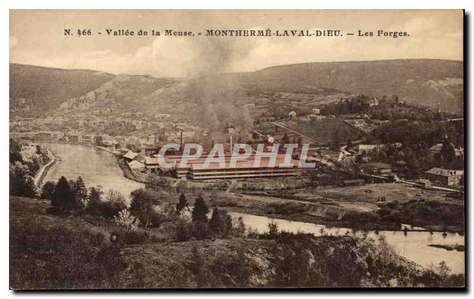 CPA Vallee de la Meuse Montherme Laval Dieu Les forges