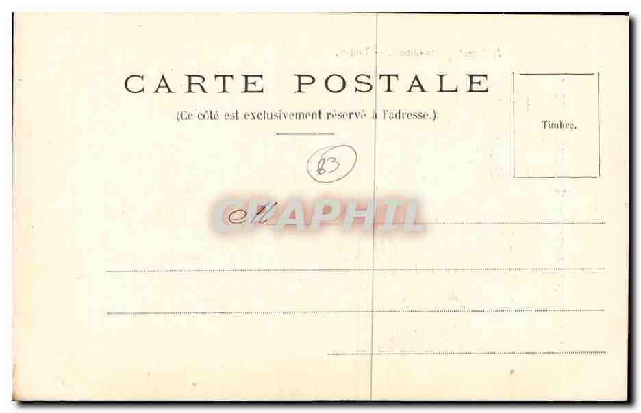 Pierrefeu (Var) — Rocher de Sainte-Croix — J. Maurel, photo-éditeur, Toulon, n°56 — Verso