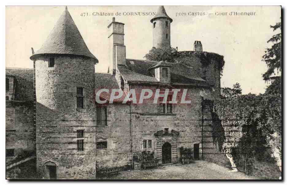 CPA Chateau de Cornusson pres Caylus Cour d honneur