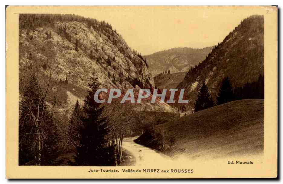Vallée de Morez aux Rousses — Jura-Touriste — Ed. Mauvais n°2