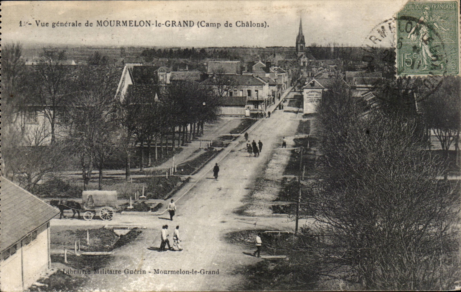 CPA Vue generale de Mourmelon le Grand (camp de Chalons)