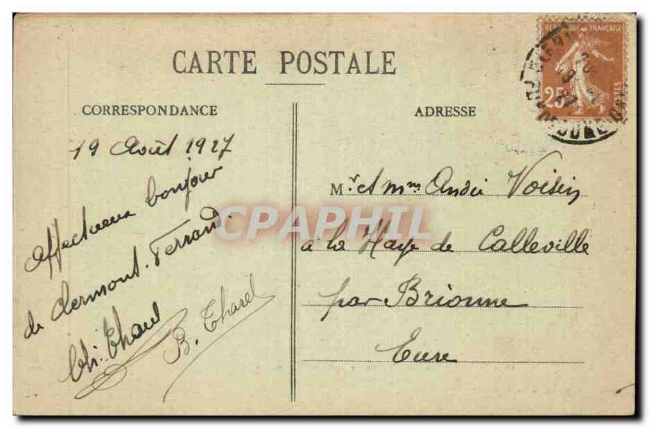 Maison de la Lucrèce Romaine — Montferrand, rue de l'Écu — éditeur Bougé — Reverso