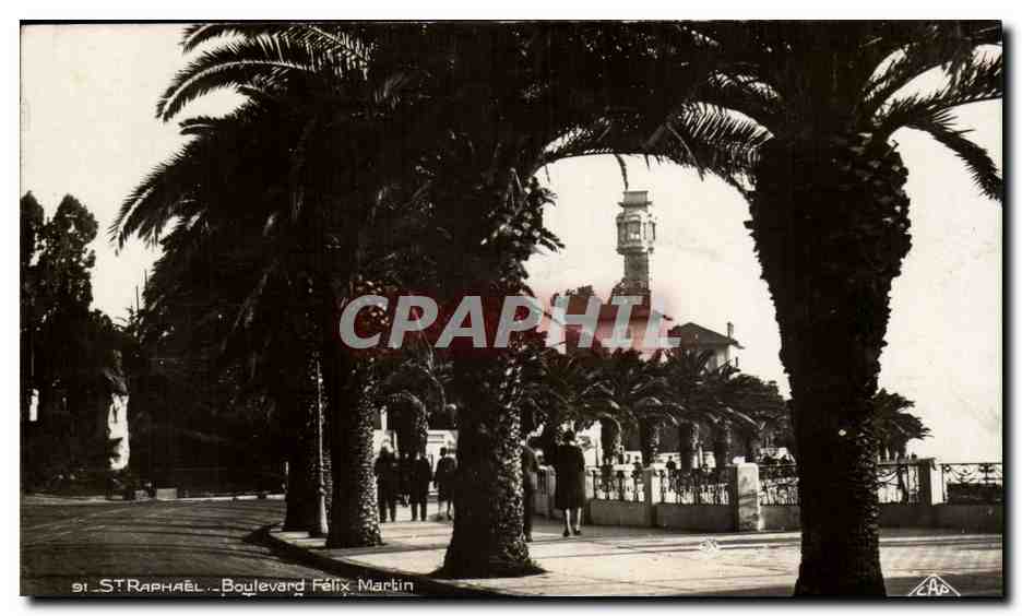 Saint-Raphaël — Boulevard Félix Martin — éditeur A.P. Strasbourg