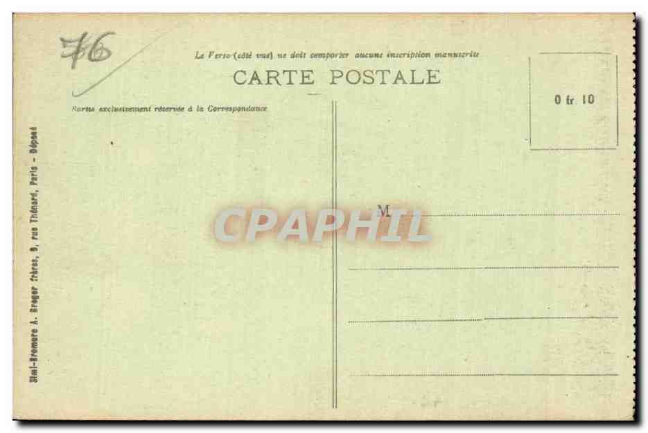 Rouen - Pensionnat J B de la Salle - parloir - CPA  — Verso