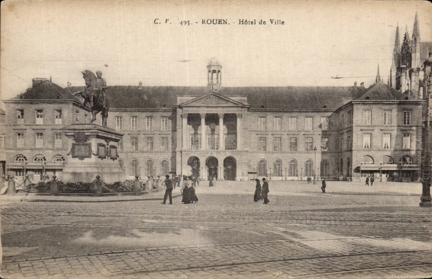 CPA Rouen Hotel de ville