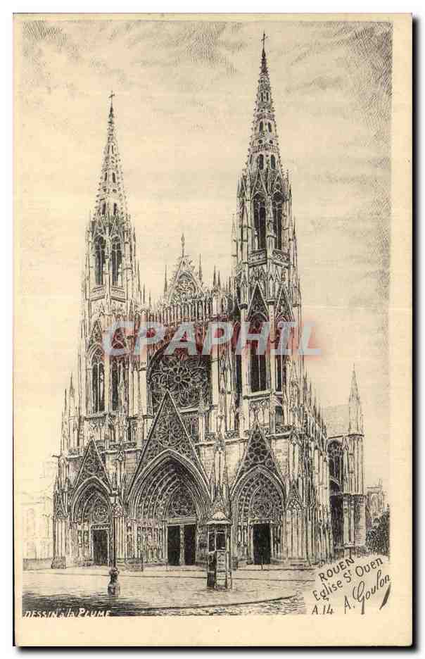 CPA Rouen Eglise St Ouen