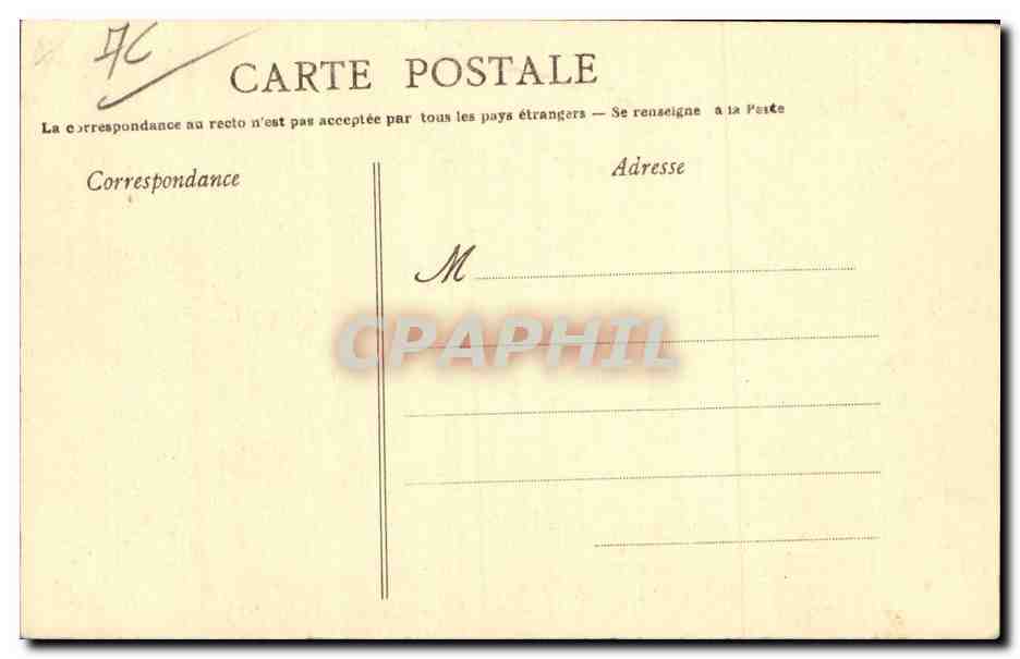 CPA Rouen Eglise St Ouen — Verso