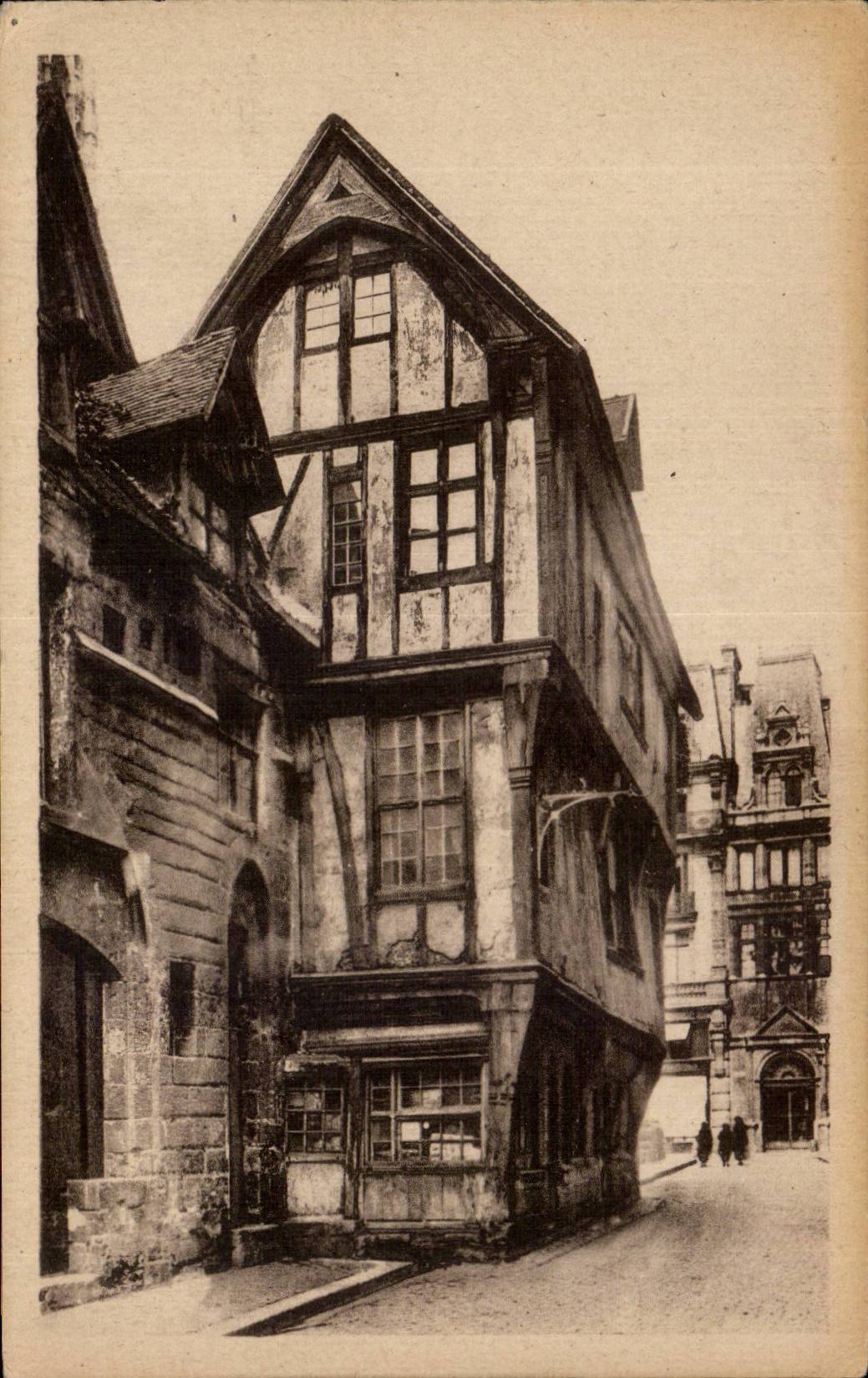 CPA Rouen Maison du 15eme Rue Saint Romain