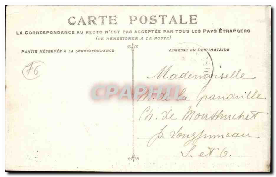 Rouen - Hotel de Ville - Cote du Jardin - CPA -  — Rückseite