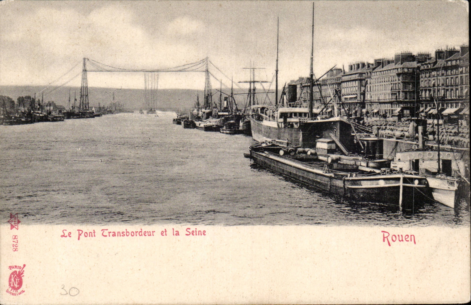 Rouen - Le Pont Transbordeur a la Seine - CPA - 