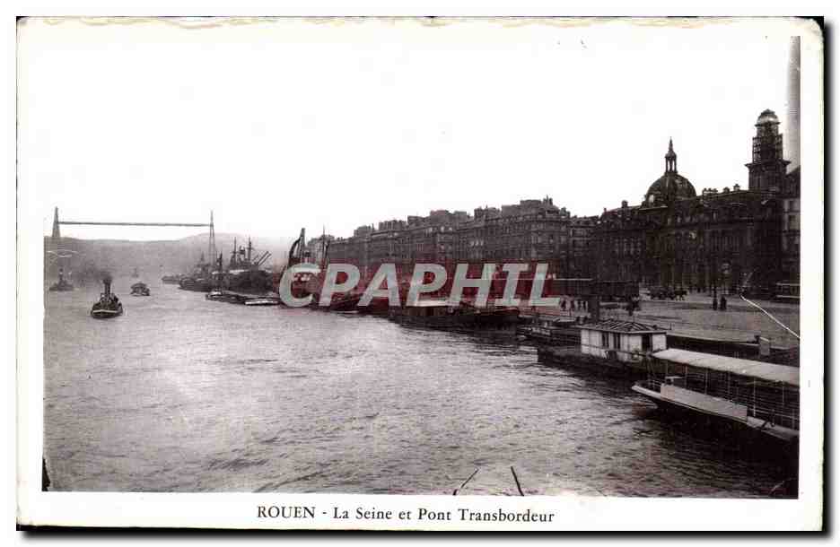 Rouen - Le Pont Transbordeur a la Seine - CPA - 