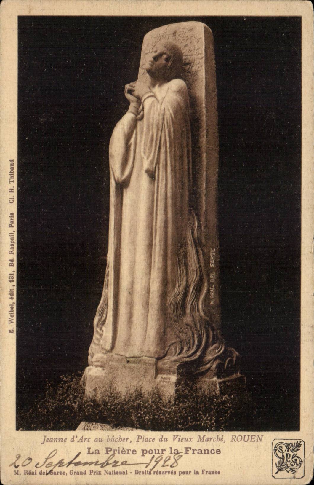 Rouen - La Priere pour la France - Jeanne D Arc - CPA - 