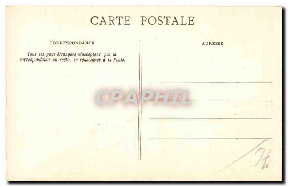 Rouen - Cour Danen - rue Martainville - CPA  — Rückseite