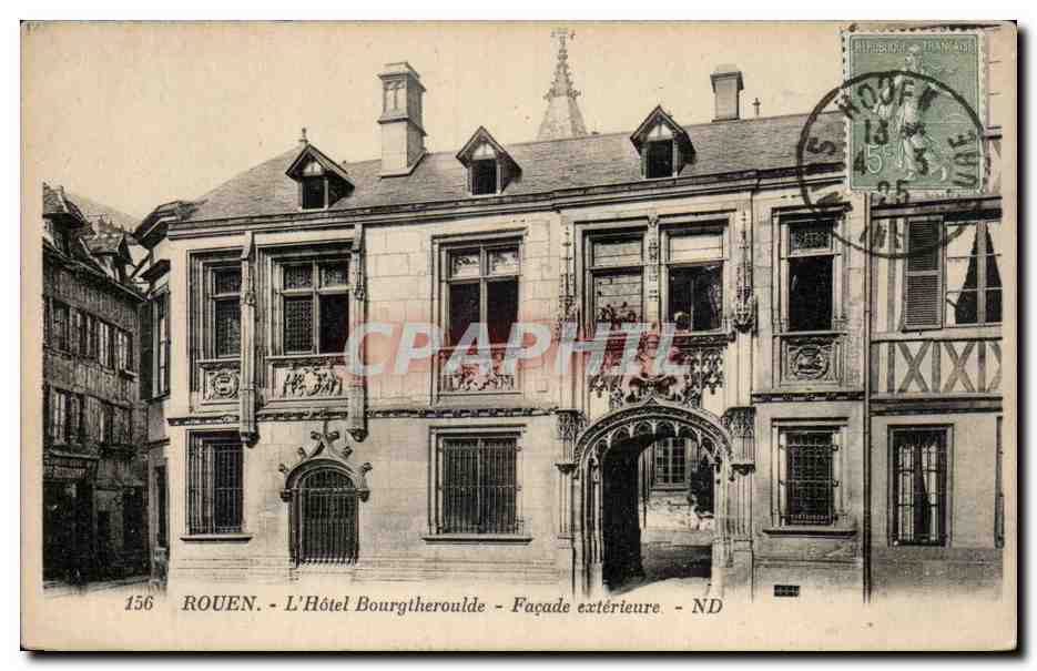Rouen - L Hotel Bourgtheroulde - CPA 