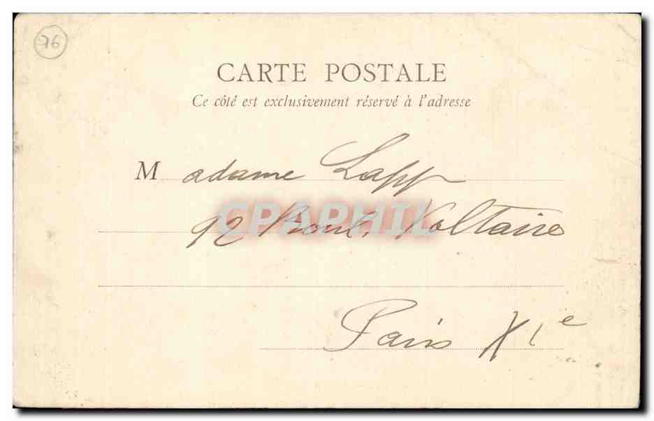 Rouen - Le Musee de Peinture - CPA  — Rückseite