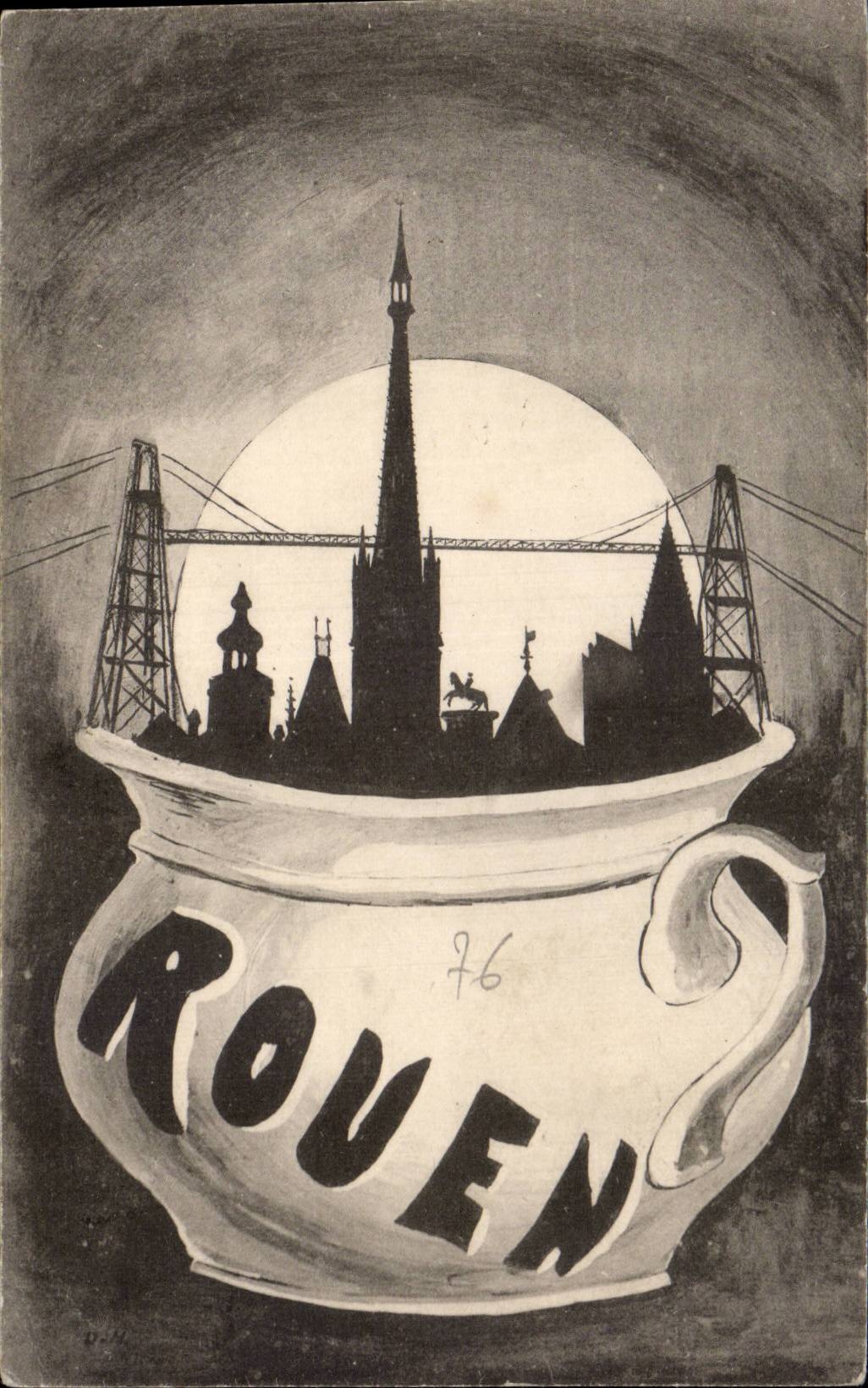 Rouen - Souvenir - CPA 