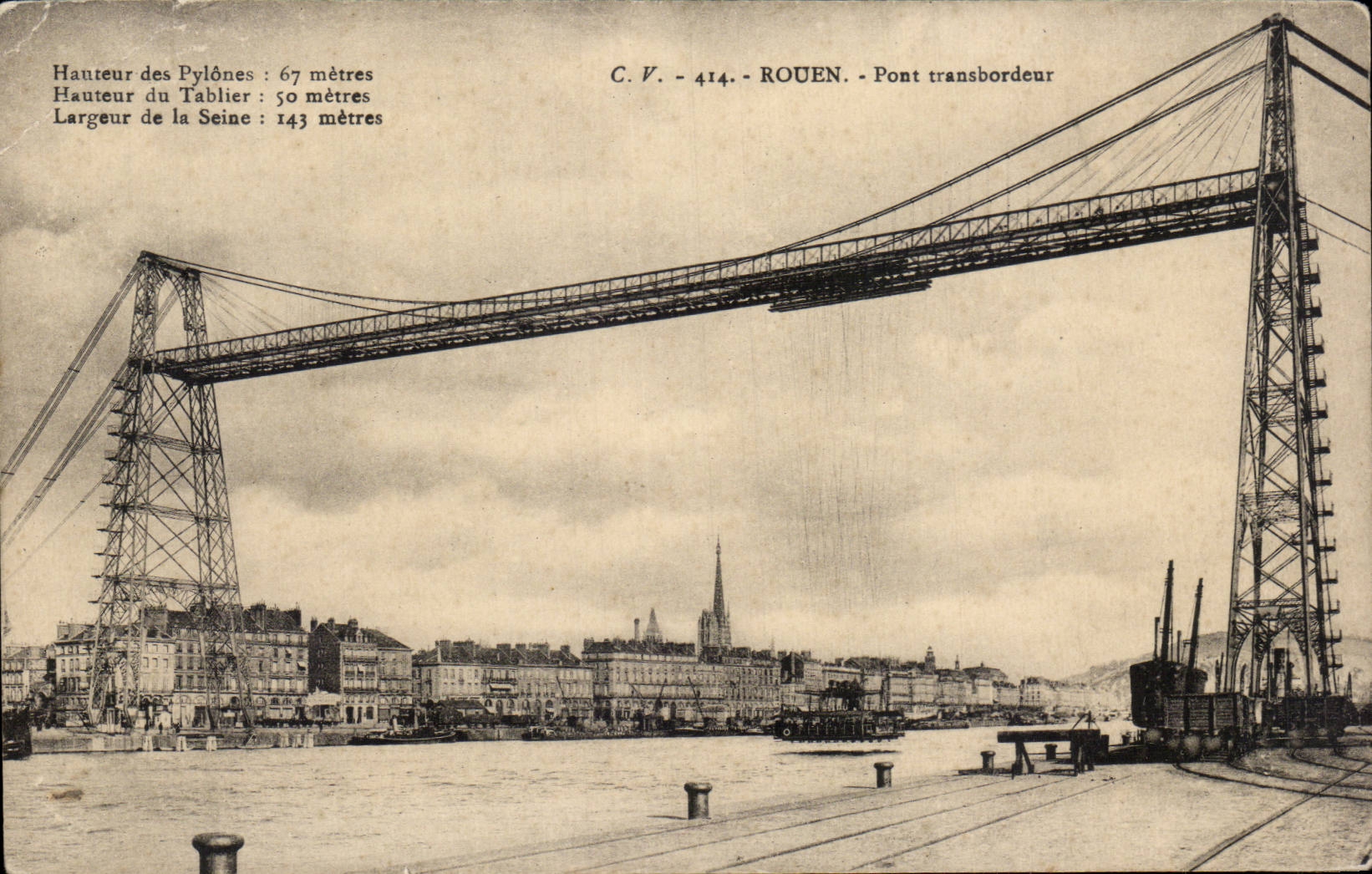 Rouen - Pont Transbordeur - CPA 