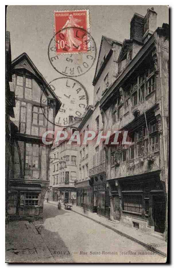 Rouen - Rue Saint Romain - CPA 
