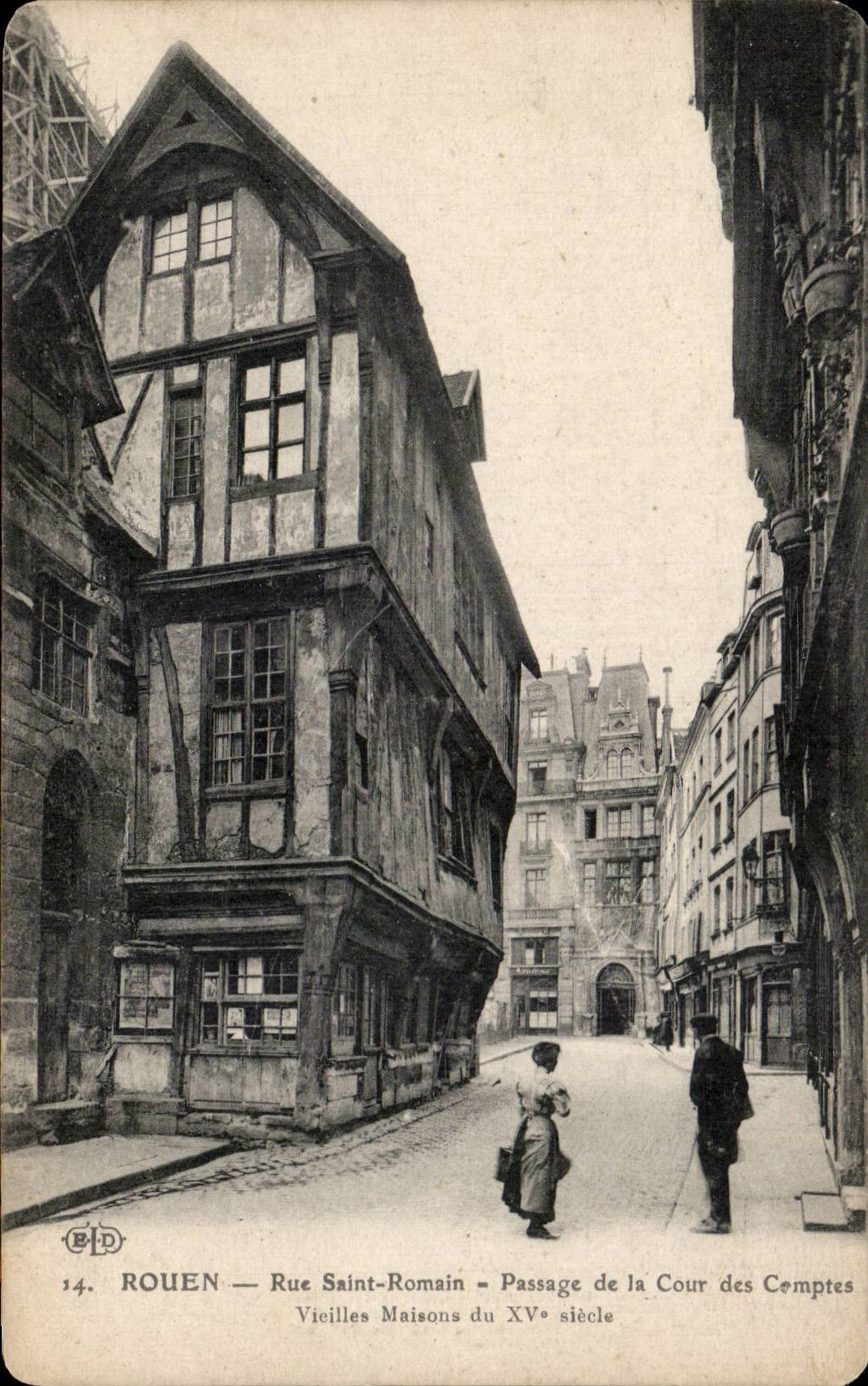 Rouen - Rue Saint Romain - CPA 