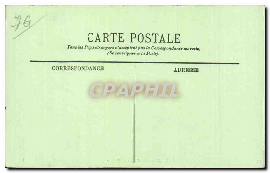 Rouen - Le Palais de Justice - CPA  — Rückseite