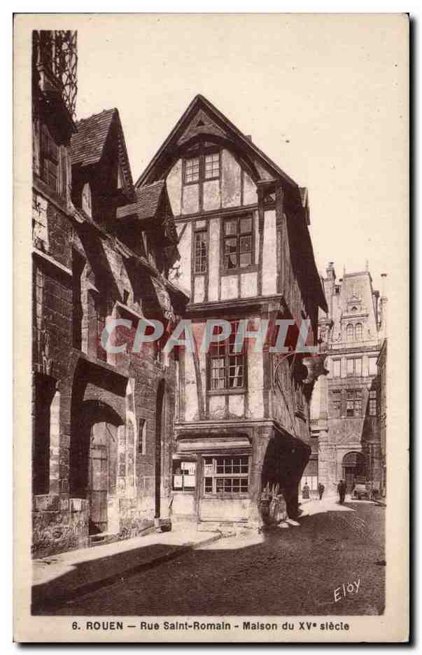 Rouen - Rue Saint Romain - CPA 