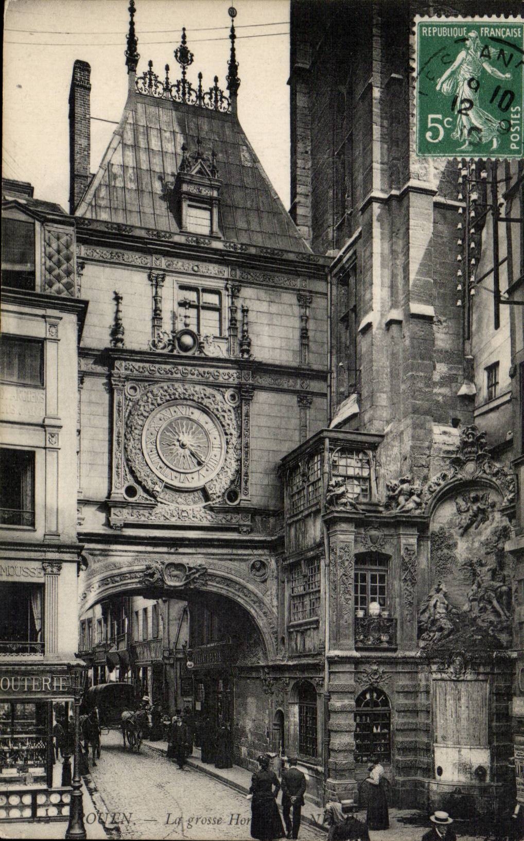 Rouen - La Grosse Horloge - CPA 