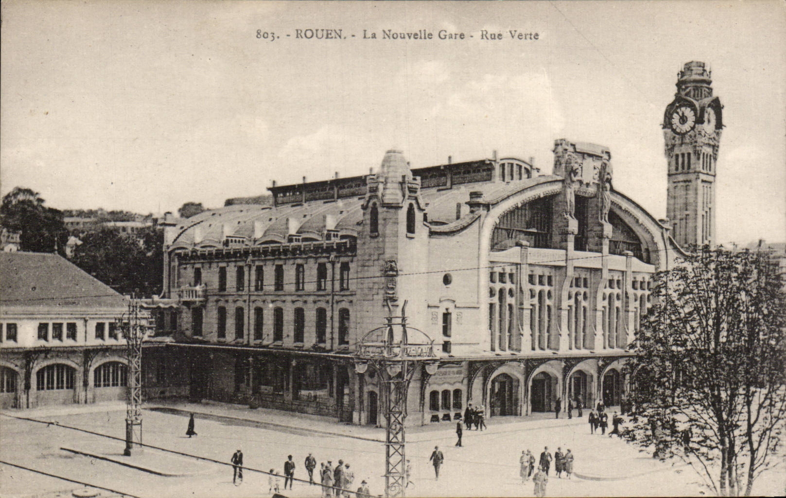Rouen - La Nouvelle Gare - Rue Verte - CPA 