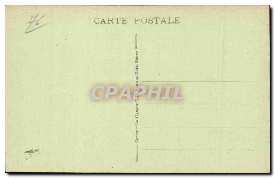Rouen - La Nouvelle Gare - Rue Verte - CPA  — Rückseite