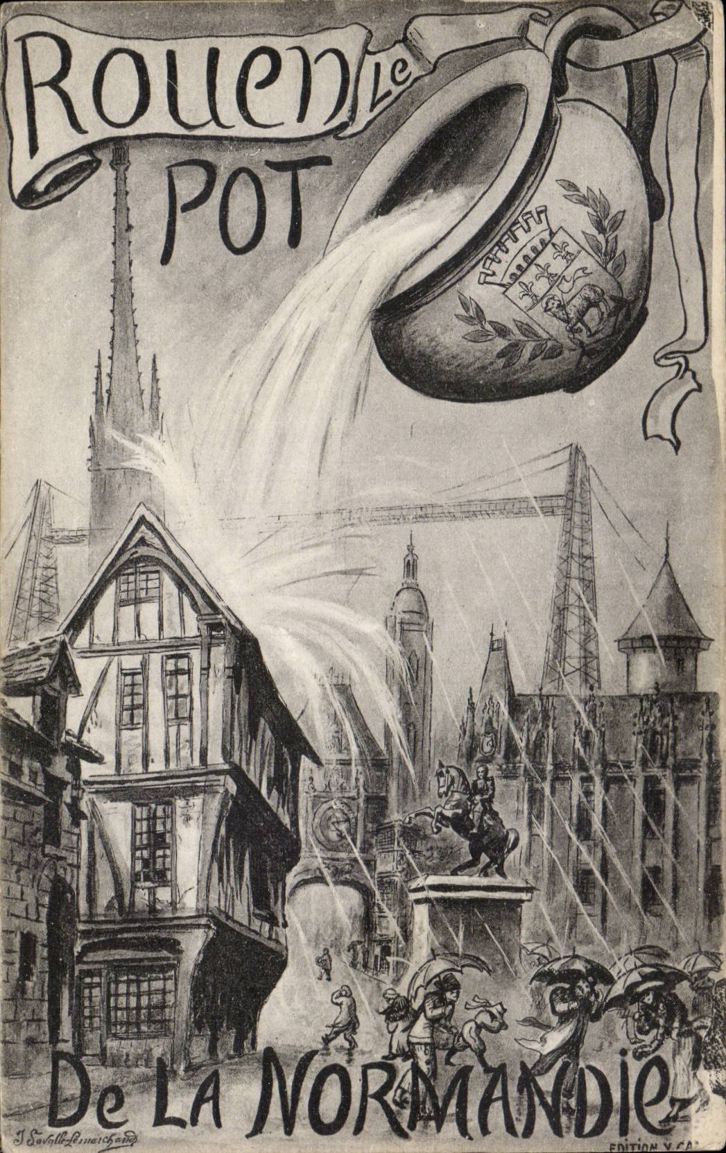 Rouen - Pot - La Normandie - Souvenir - CPA 