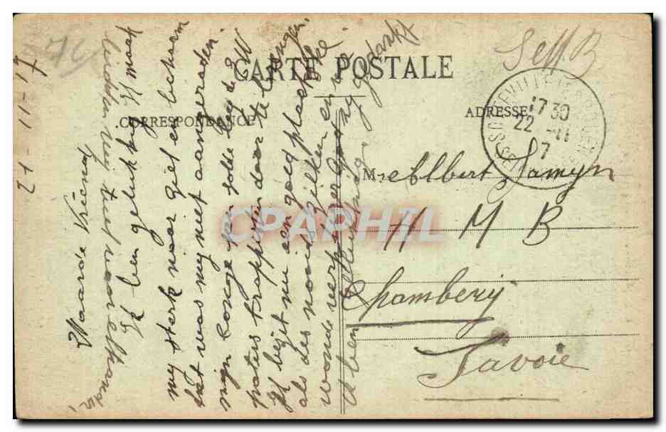 Rouen - Rue de la Grosse Horloge - CPA  — Verso
