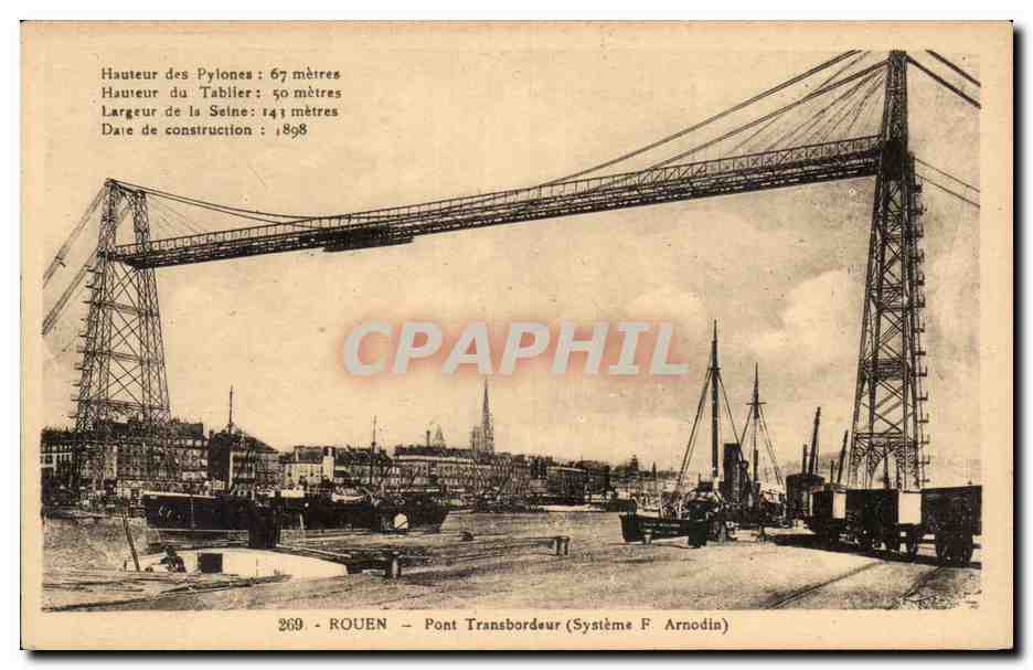 Rouen - Pont Transbordeur - CPA 
