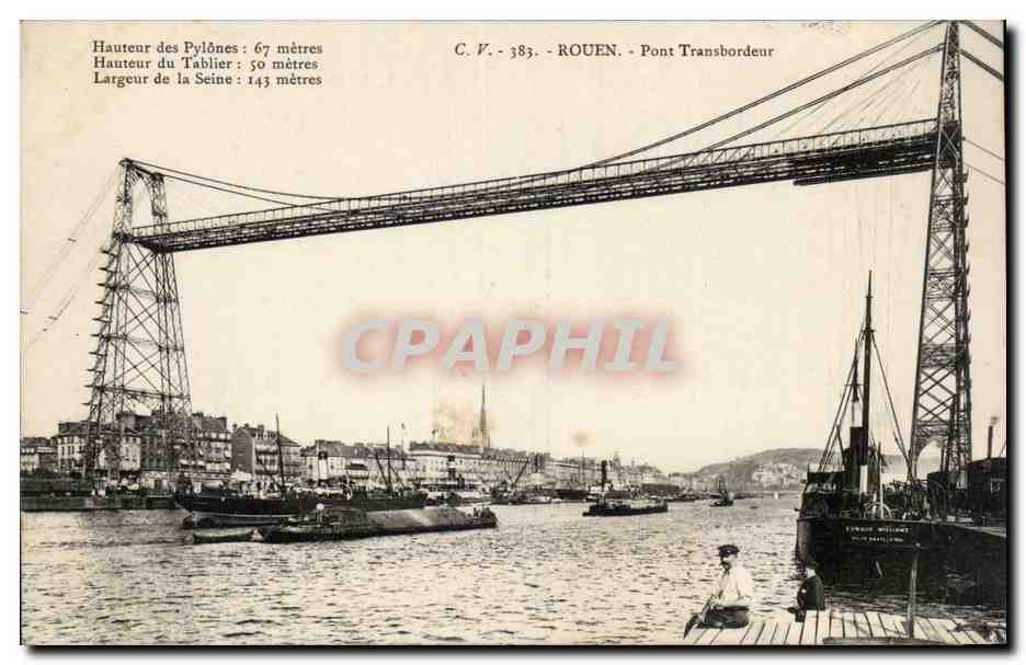 Rouen - Pont Transbordeur - CPA 