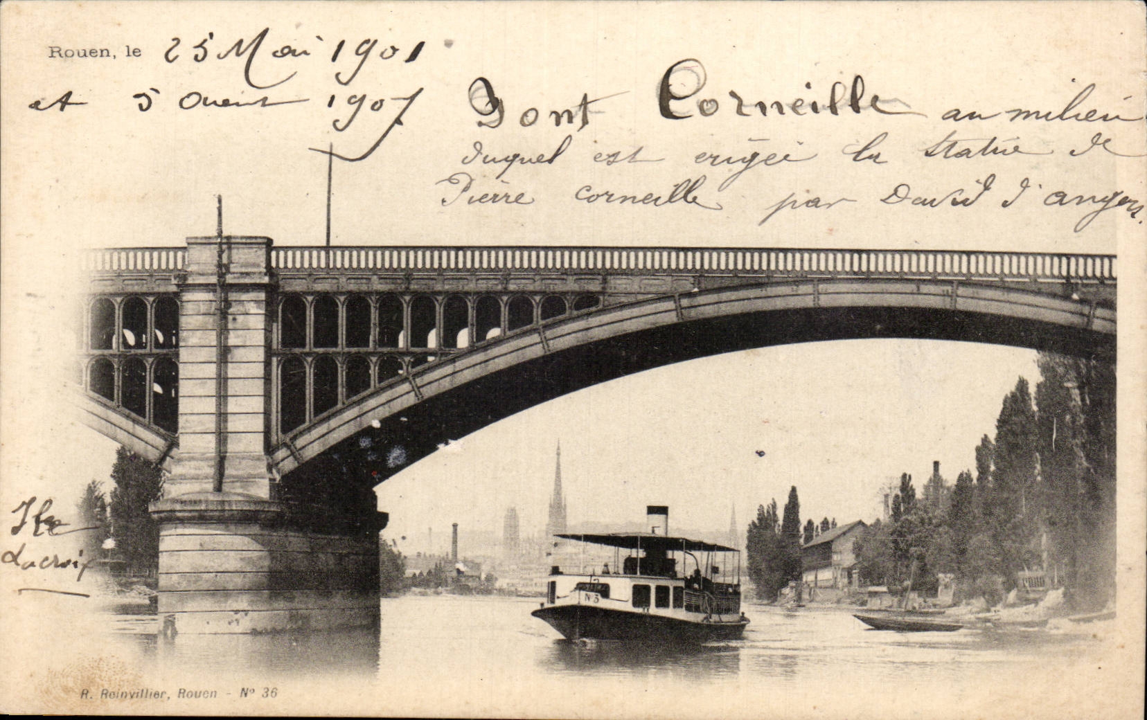 Rouen - Pont Corneille - CPA 