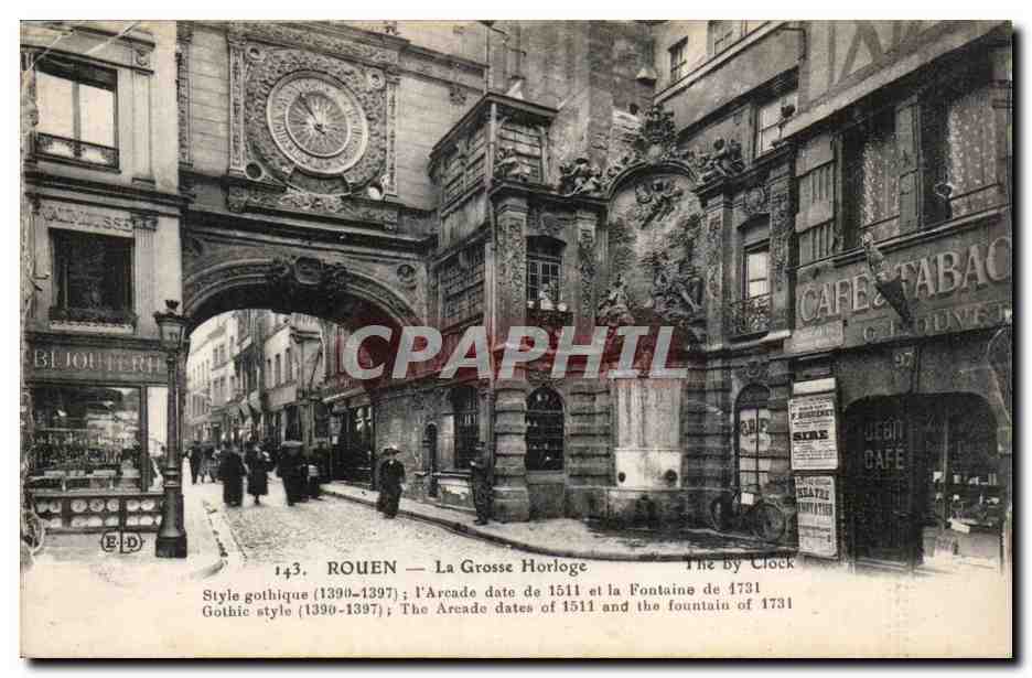 Rouen - La Grosse Horloge - CPA 
