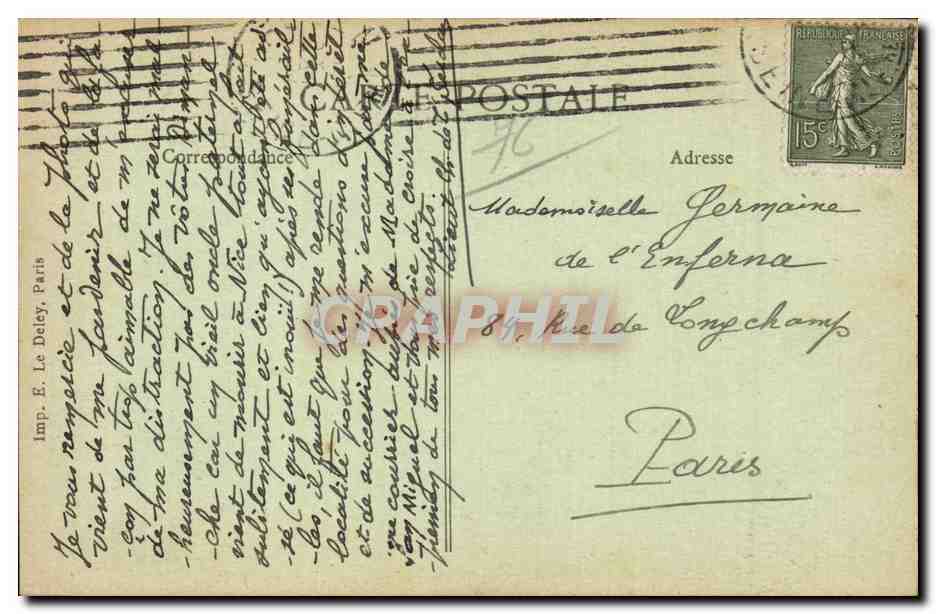 Rouen - La Grosse Horloge - CPA  — Verso