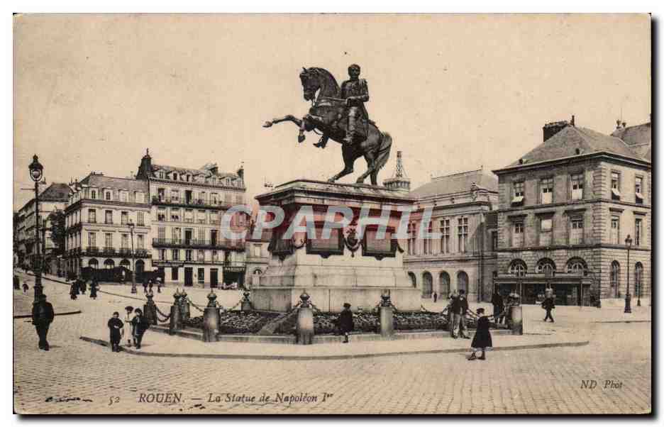 Rouen - La Statue de Napoleon I - CPA 