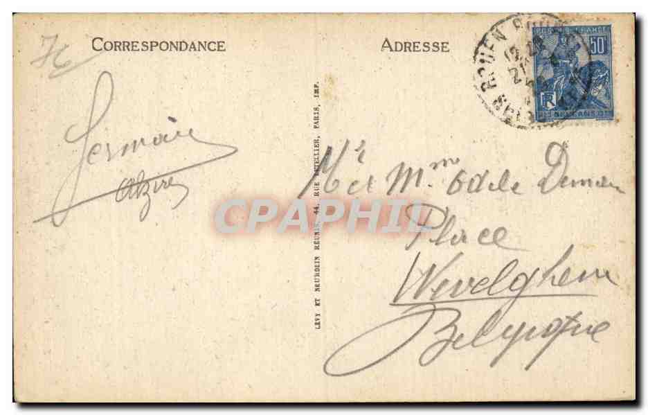 Rouen - La Cathedrale Autel de Jeanne d arc - CPA  — Rückseite