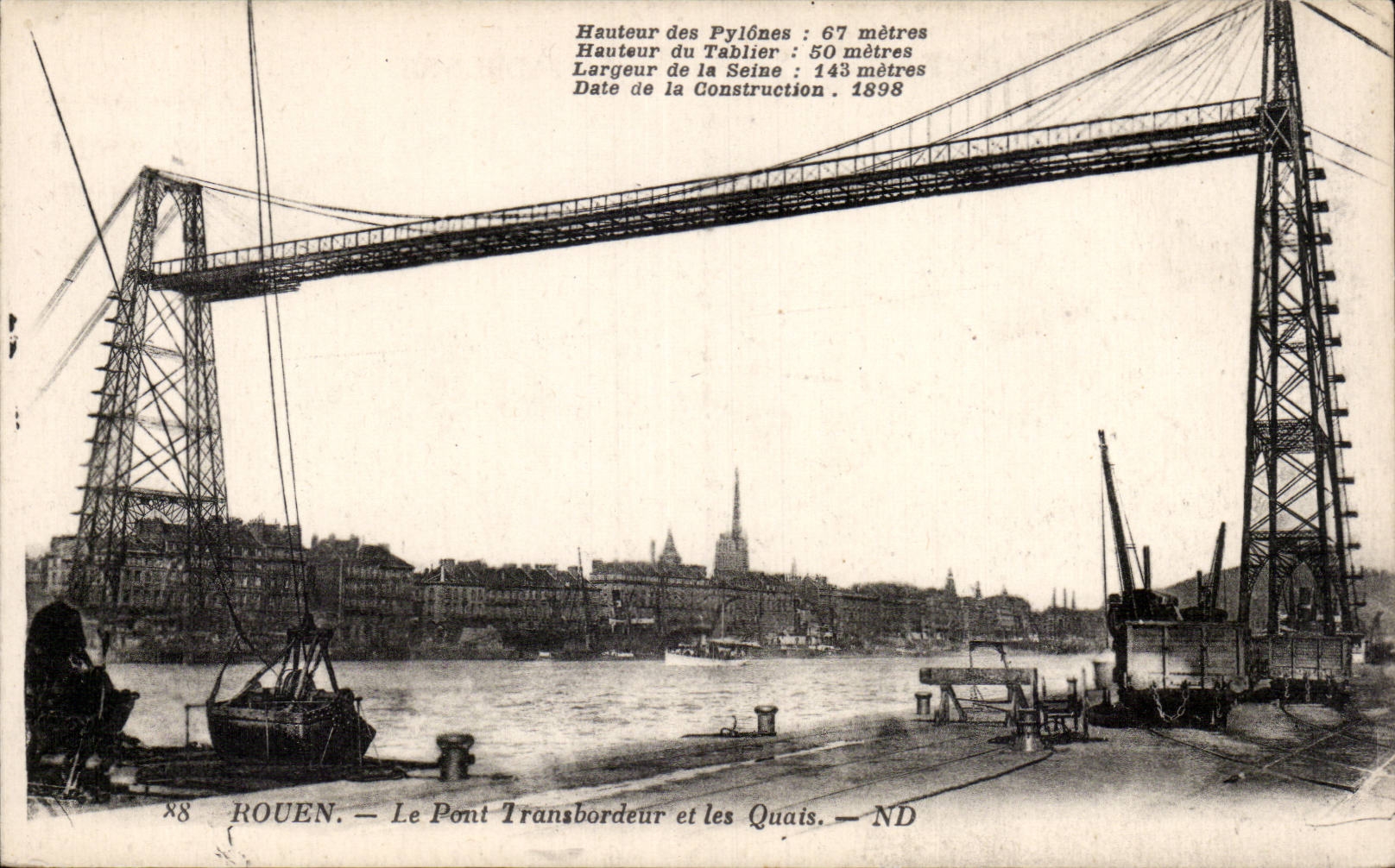 Rouen - Pont Transbordeur - CPA 