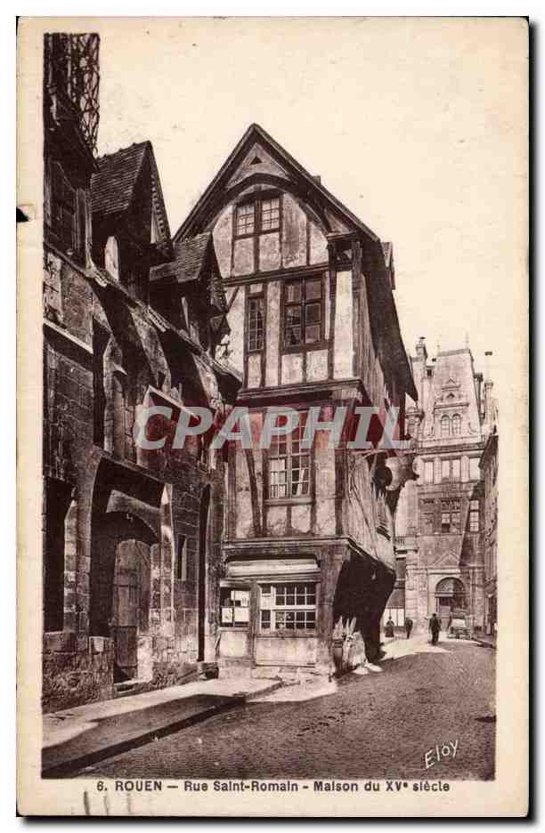 Rouen - Rue Saint Romain - CPA 