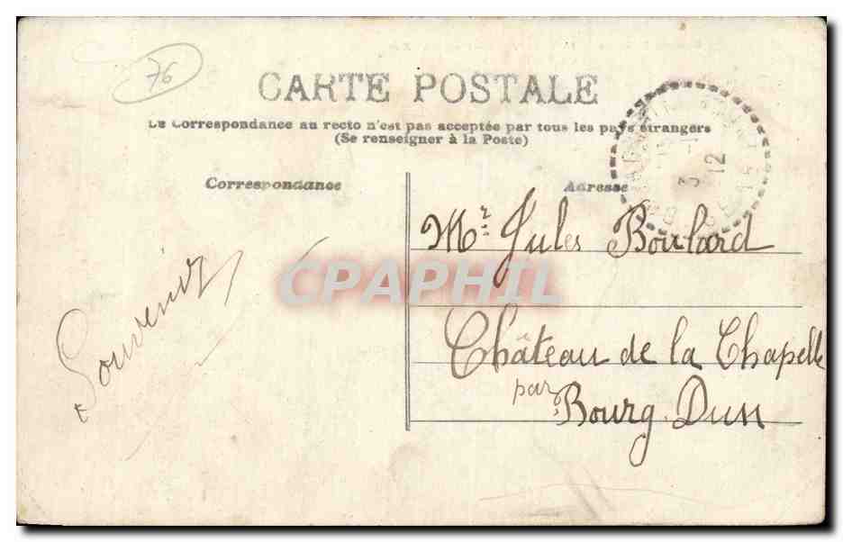 Saint Valery en Caux - Le Port - CPA  — Rückseite