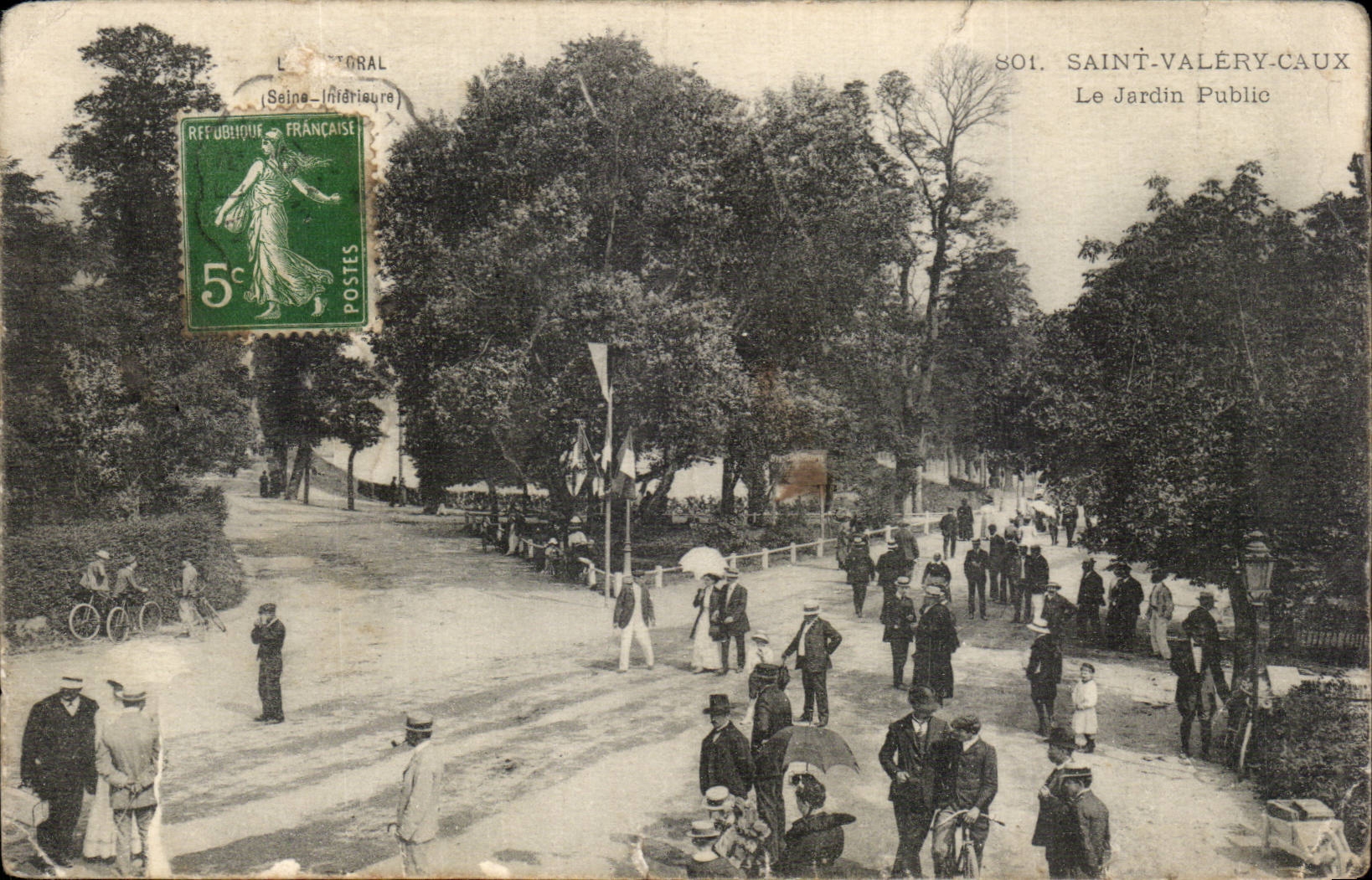 Saint Valery en Caux - Le Jarsin Public - CPA