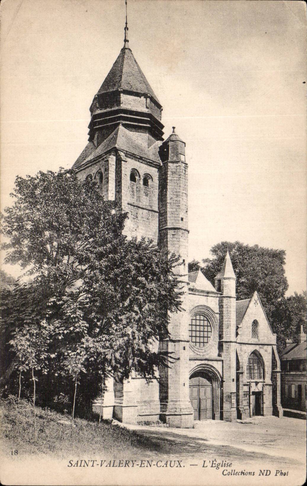 Saint Valery en Caux - L Eglise - CPA 
